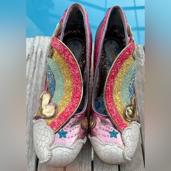 Irregular Choice “Summer Of Love”Shoes~Pink Women’s Size 39 - Picture 3 of 12